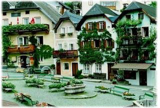 Hallstatt's central square